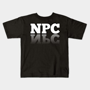 NPC - Non Playable Character - Video Games Gamer Kids T-Shirt